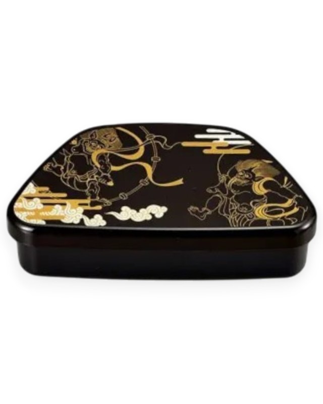 Bento onigiri Fujin Raijin laccato