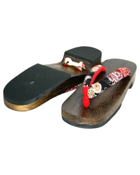 Geta giapponesi sandali legno infradito (mis. L)  Hana