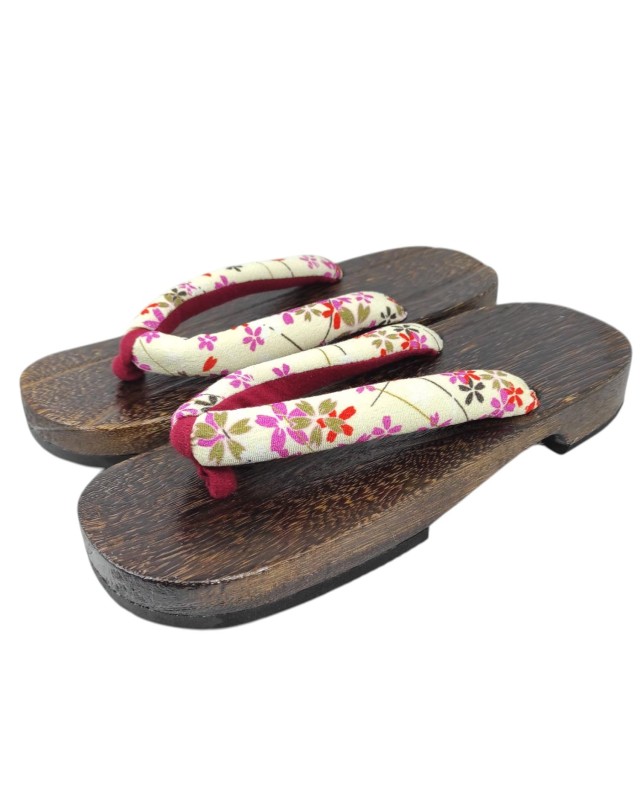 Geta Sandali infradito disegno fiori (mis. L) Kiky