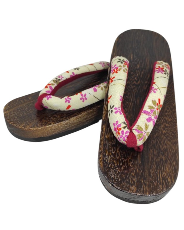 Geta Sandali infradito disegno fiori (mis. L) Kiky