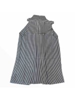 Hakama Giapponese Design Formale a Righe bianche e nere