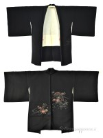 Haori giacca kimono seta peonie