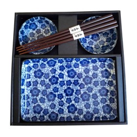 Box sushi set x2 Mino Yaki fiori di Pruno