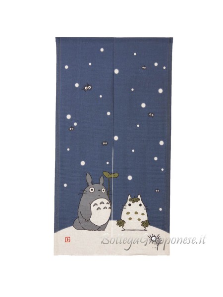 Noren tenda Totoro pupazzo di neve