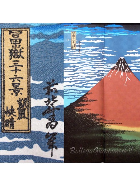 Noren Hokusai Aka Fuji tenda
