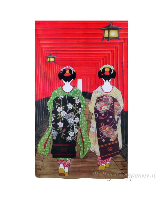 Noren Maiko tenda giapponese