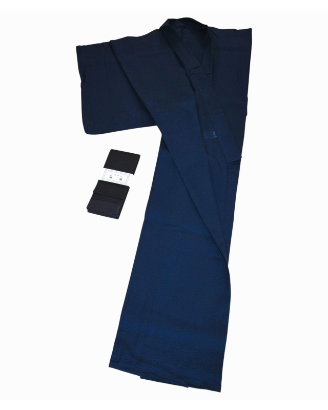 Yukata Blue uomo festival giapponese (opzione taglie 3L - LL)