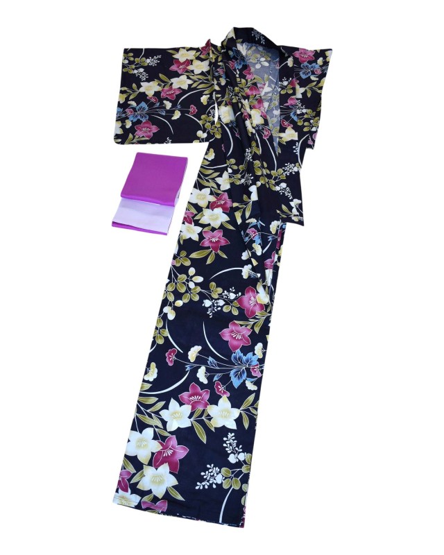 Yukata Abito Giapponese Tradizionale Riflessi di Kyoto